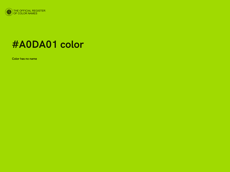 #A0DA01 color image