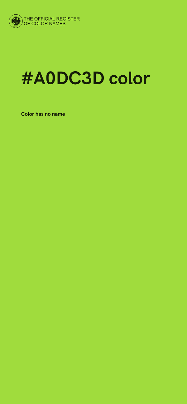 #A0DC3D color image
