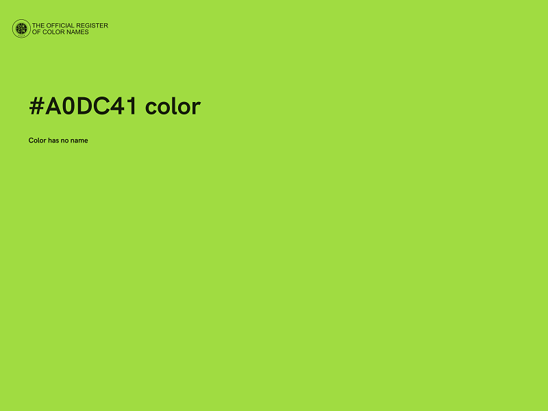 #A0DC41 color image