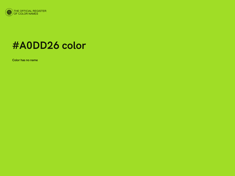 #A0DD26 color image