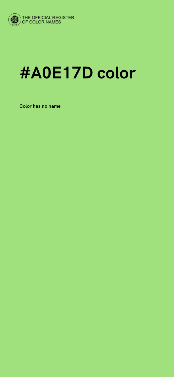 #A0E17D color image