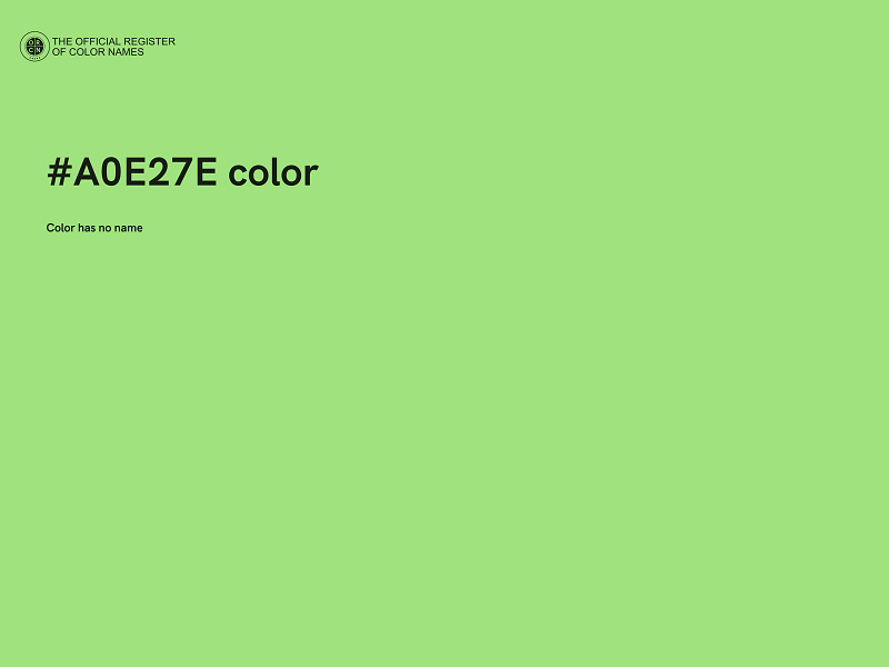 #A0E27E color image