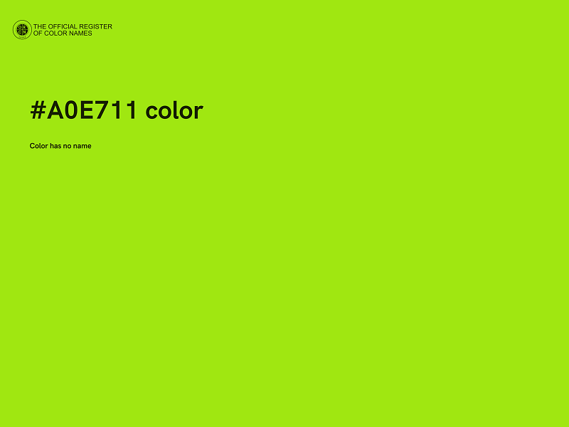 #A0E711 color image