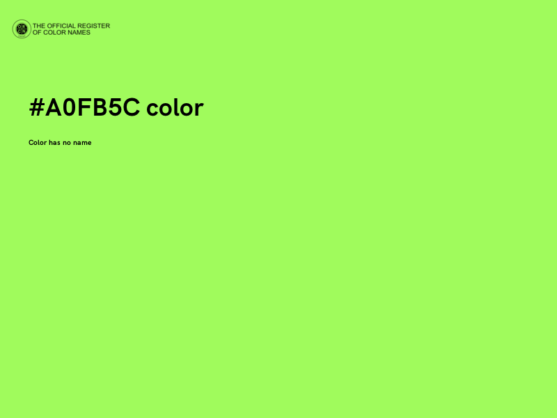#A0FB5C color image
