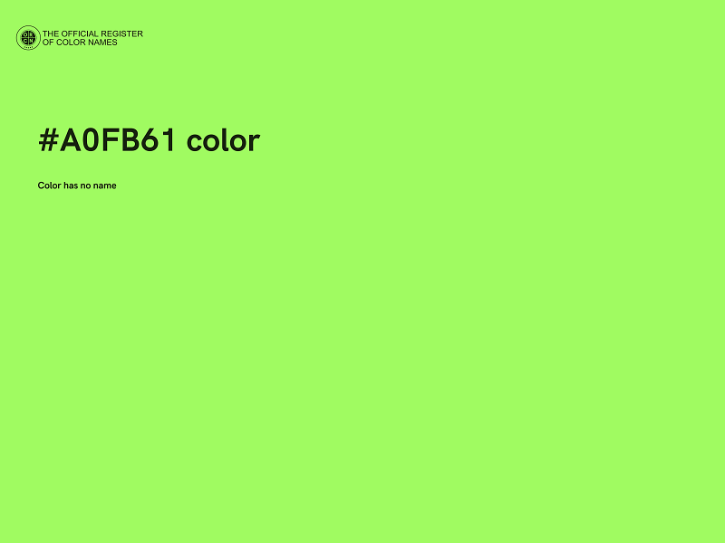 #A0FB61 color image
