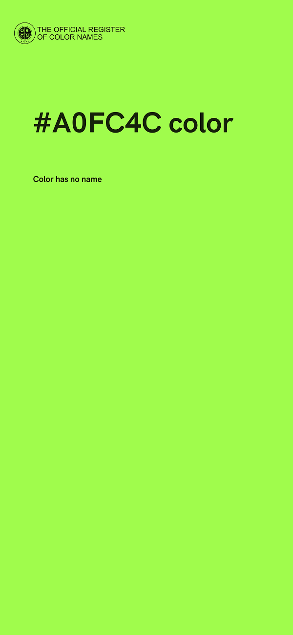 #A0FC4C color image