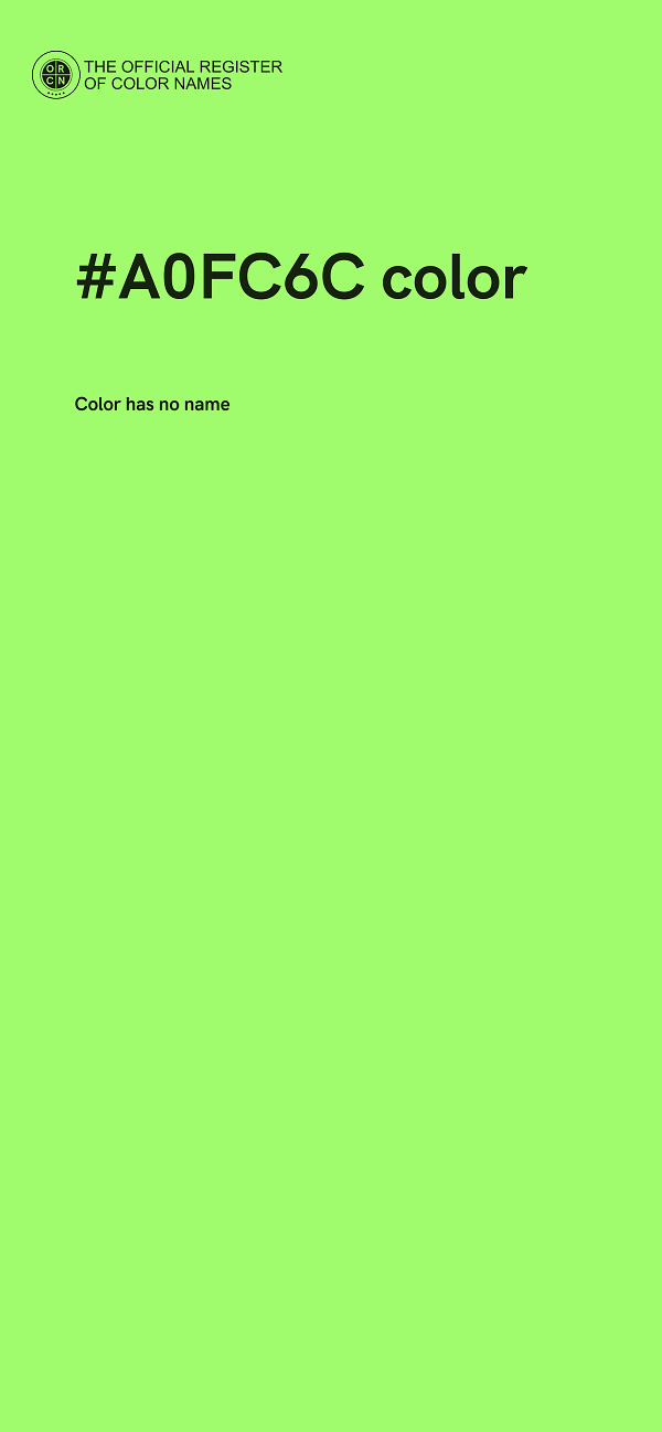 #A0FC6C color image