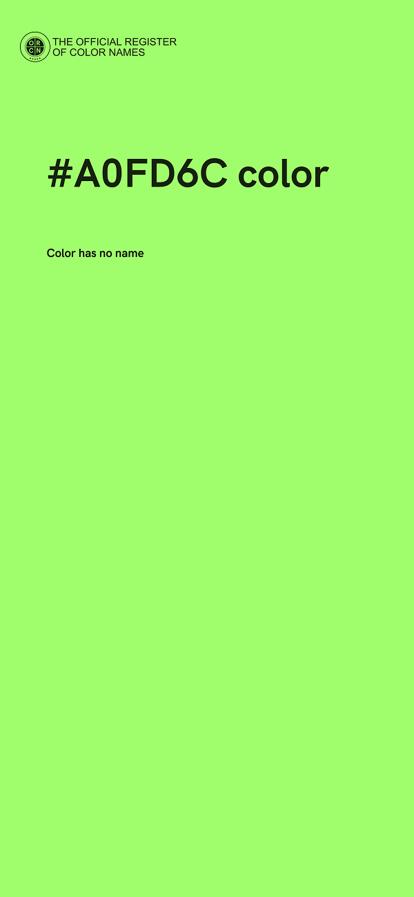 #A0FD6C color image