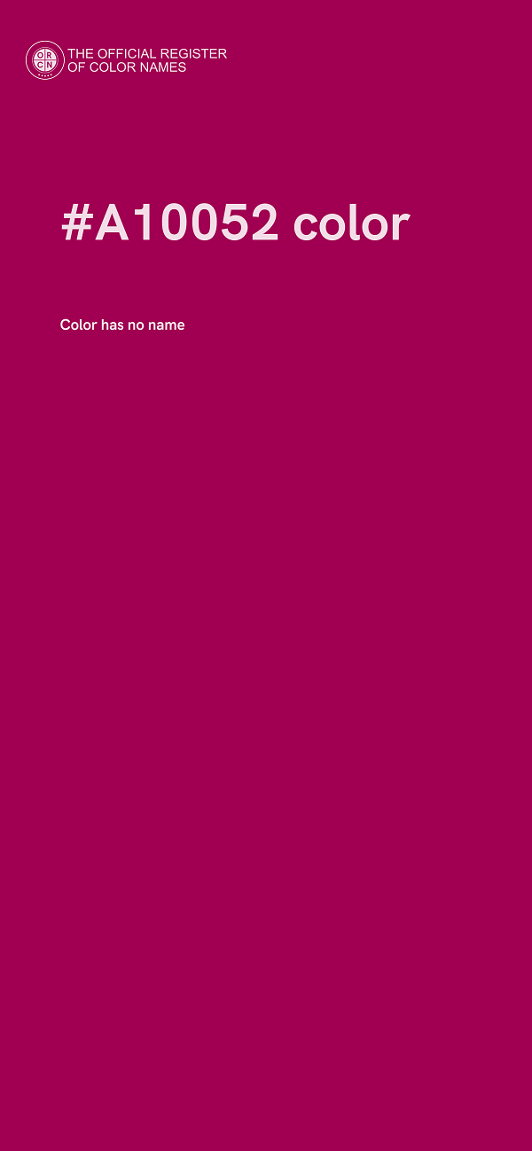 #A10052 color image