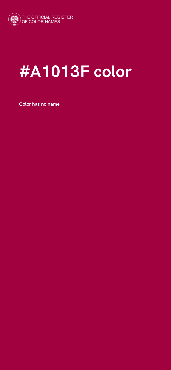 #A1013F color image