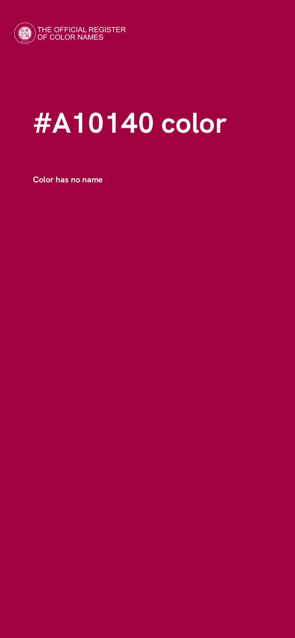 #A10140 color image