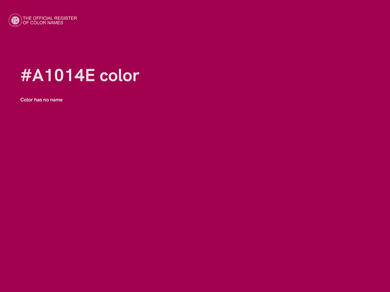 #A1014E color image