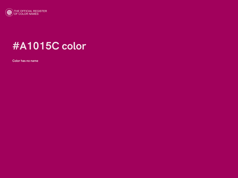 #A1015C color image