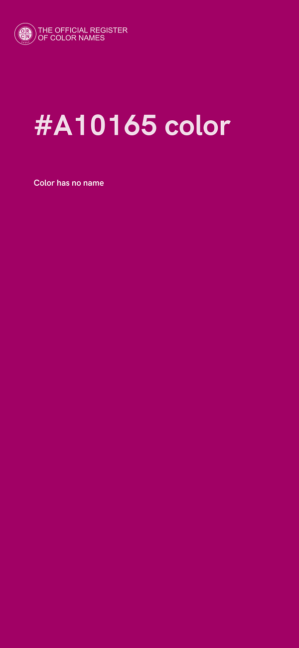 #A10165 color image