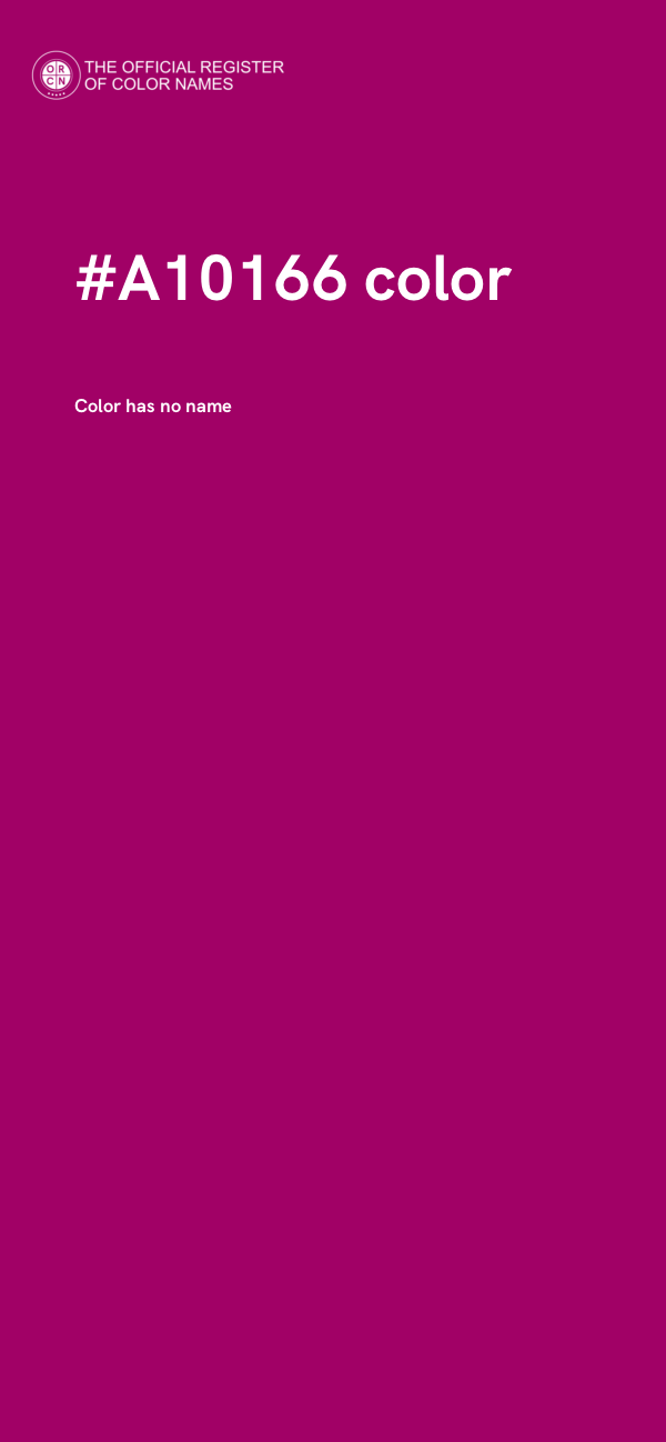 #A10166 color image