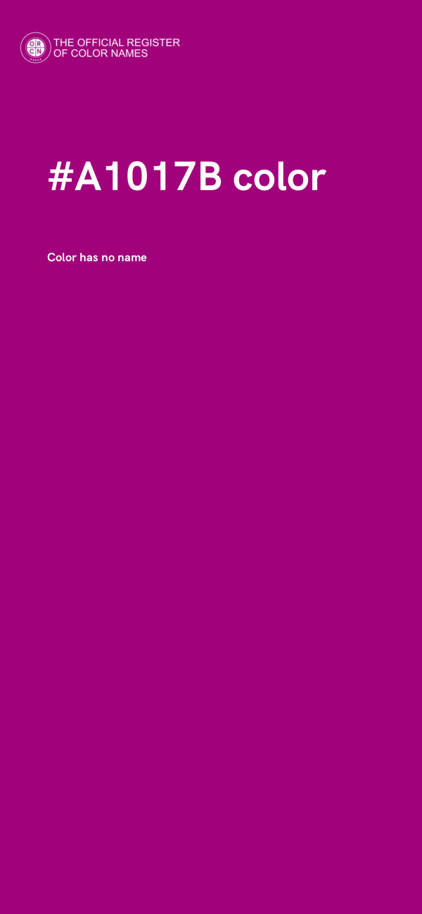 #A1017B color image