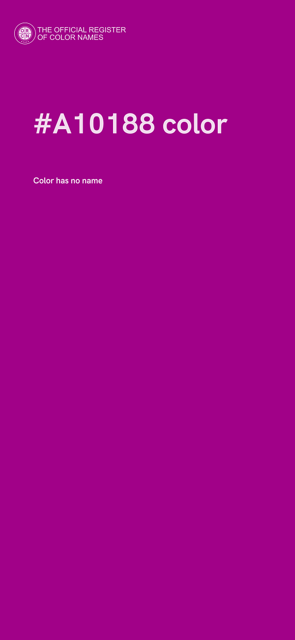 #A10188 color image