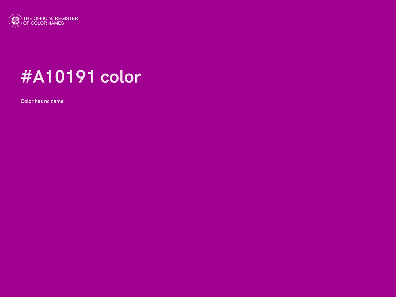 #A10191 color image