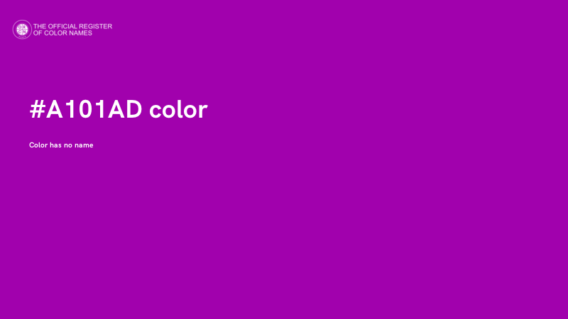 #A101AD color image