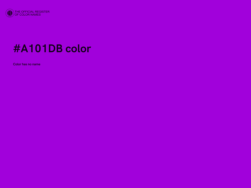 #A101DB color image