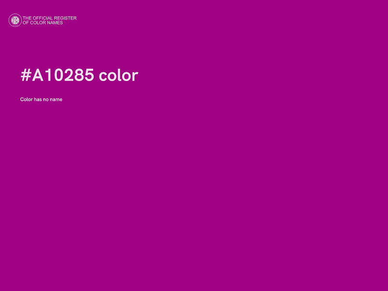 #A10285 color image