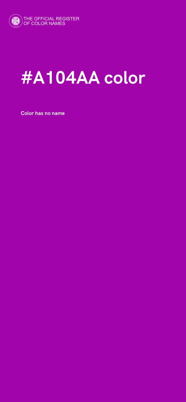 #A104AA color image