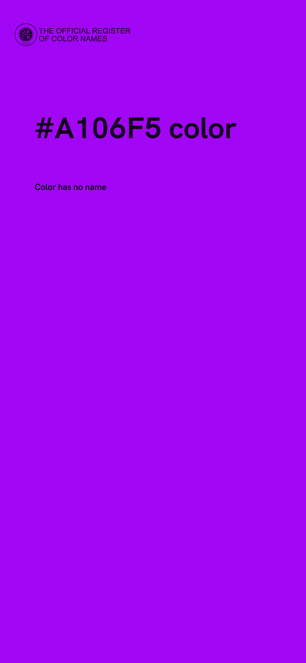 #A106F5 color image