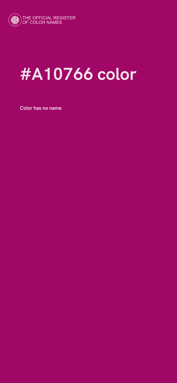#A10766 color image
