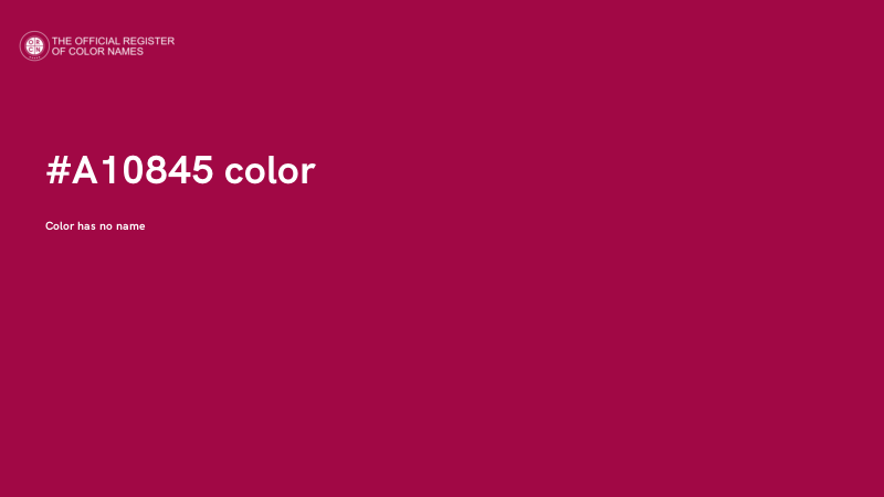 #A10845 color image