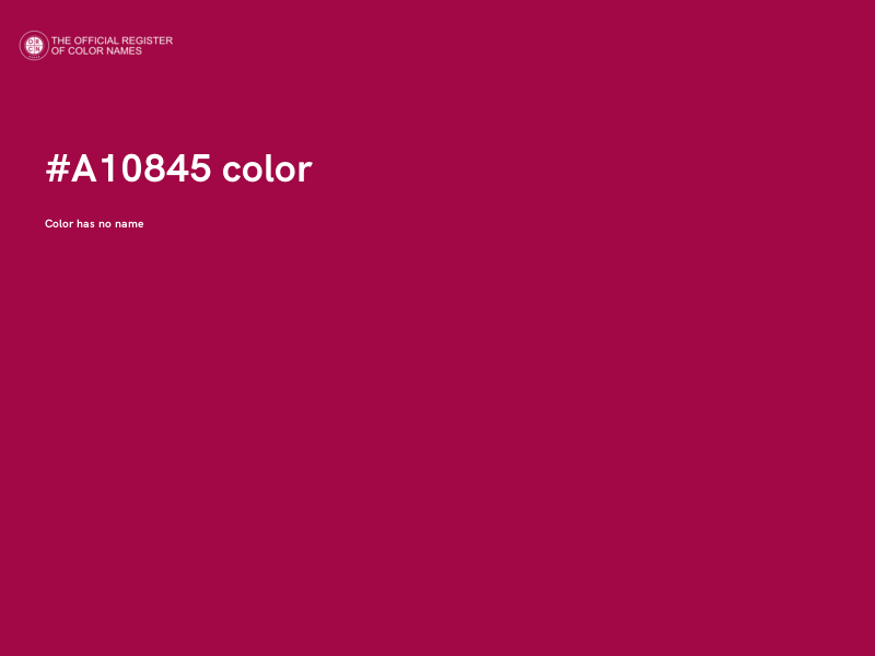 #A10845 color image