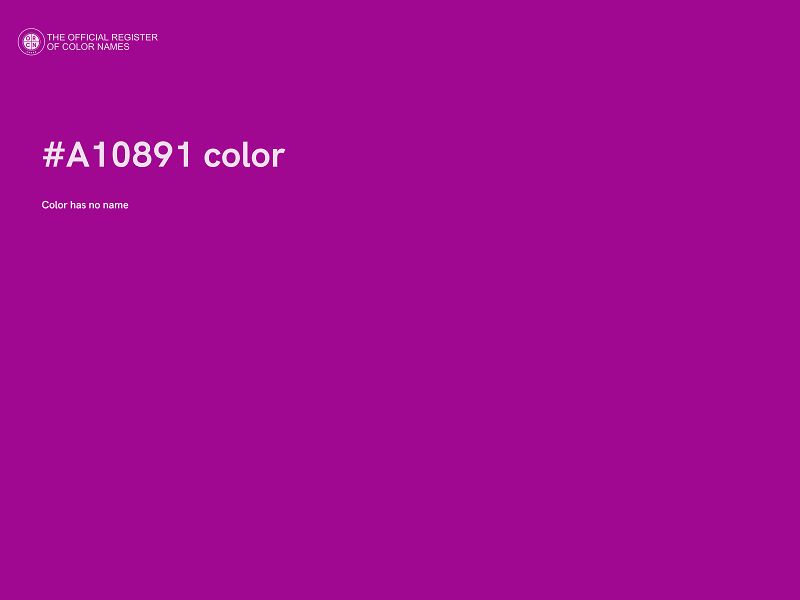 #A10891 color image