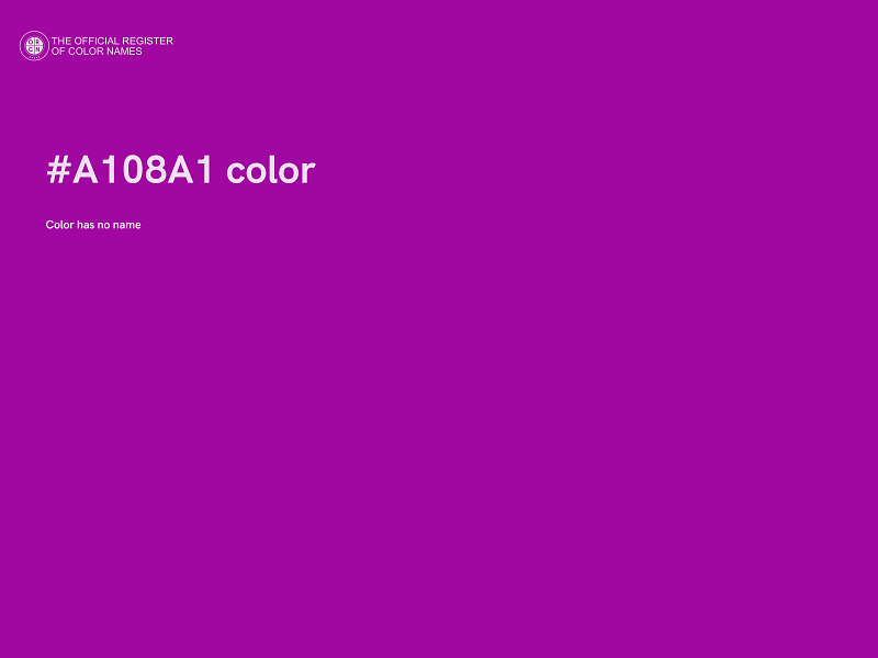 #A108A1 color image