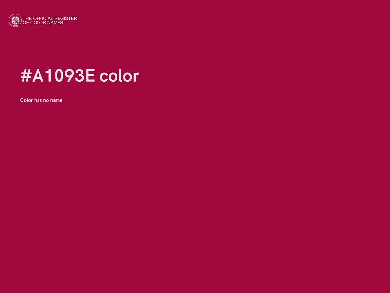 #A1093E color image