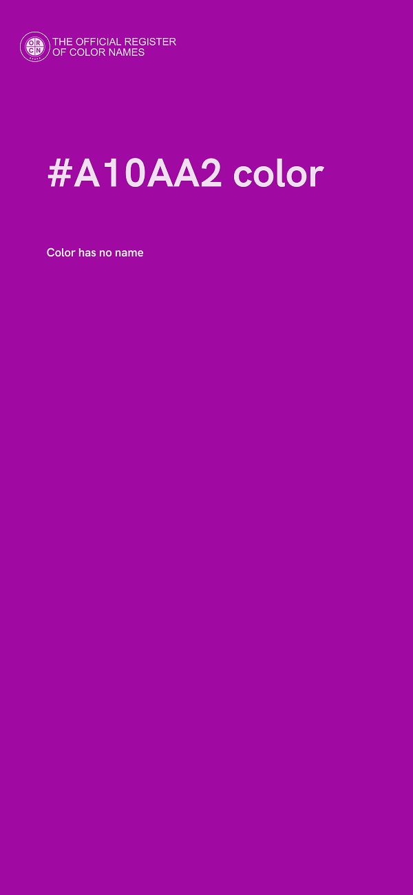 #A10AA2 color image