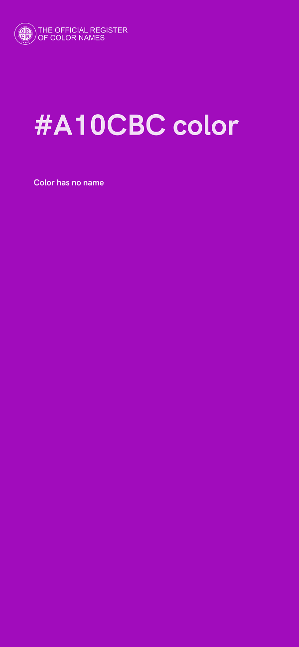 #A10CBC color image