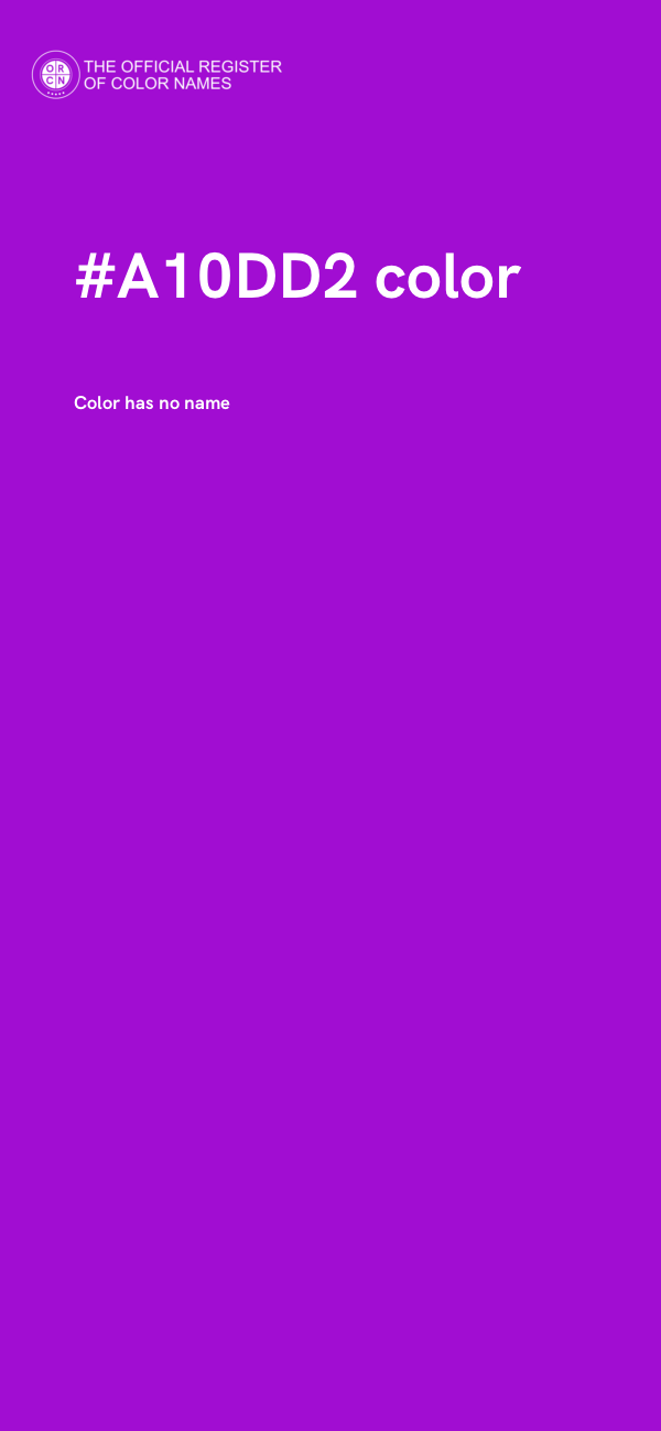 #A10DD2 color image