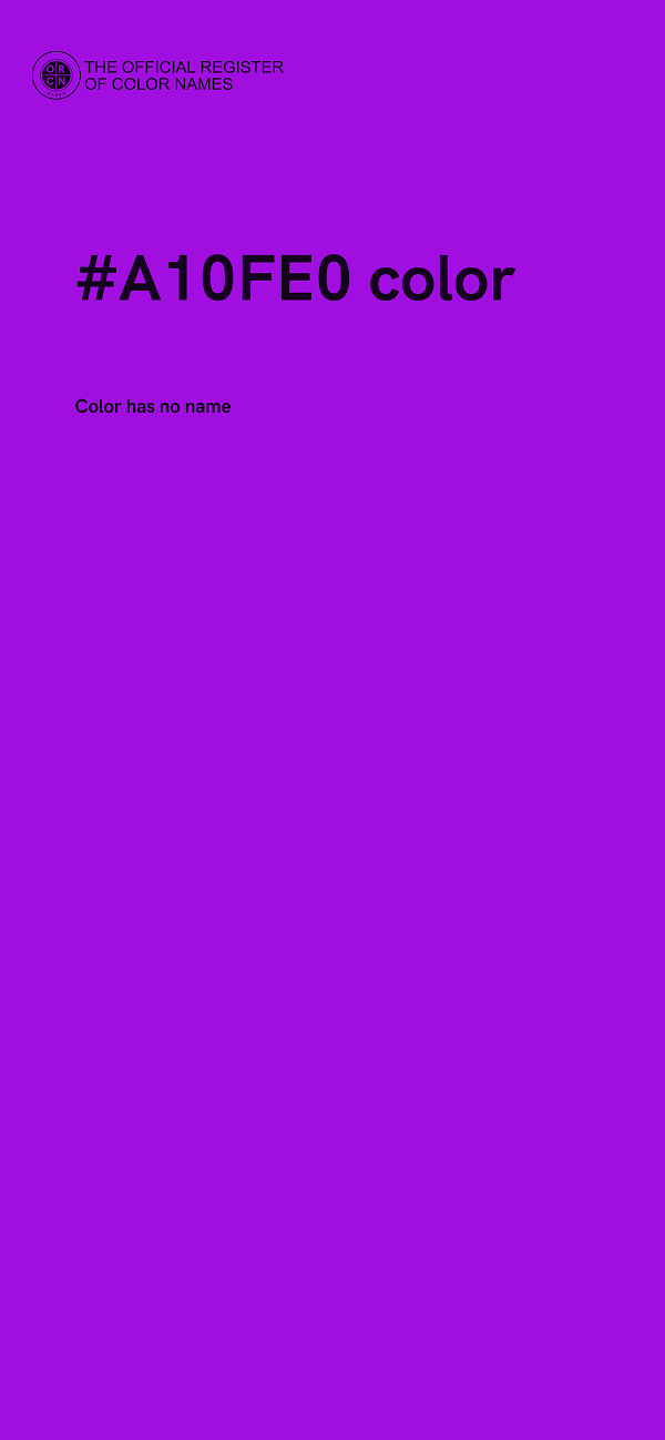 #A10FE0 color image