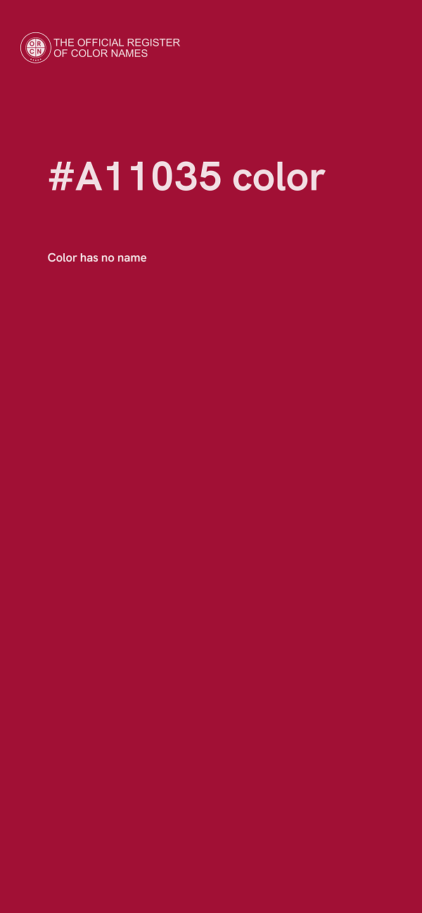 #A11035 color image