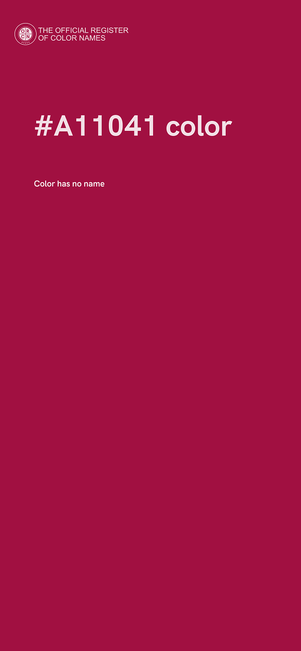 #A11041 color image