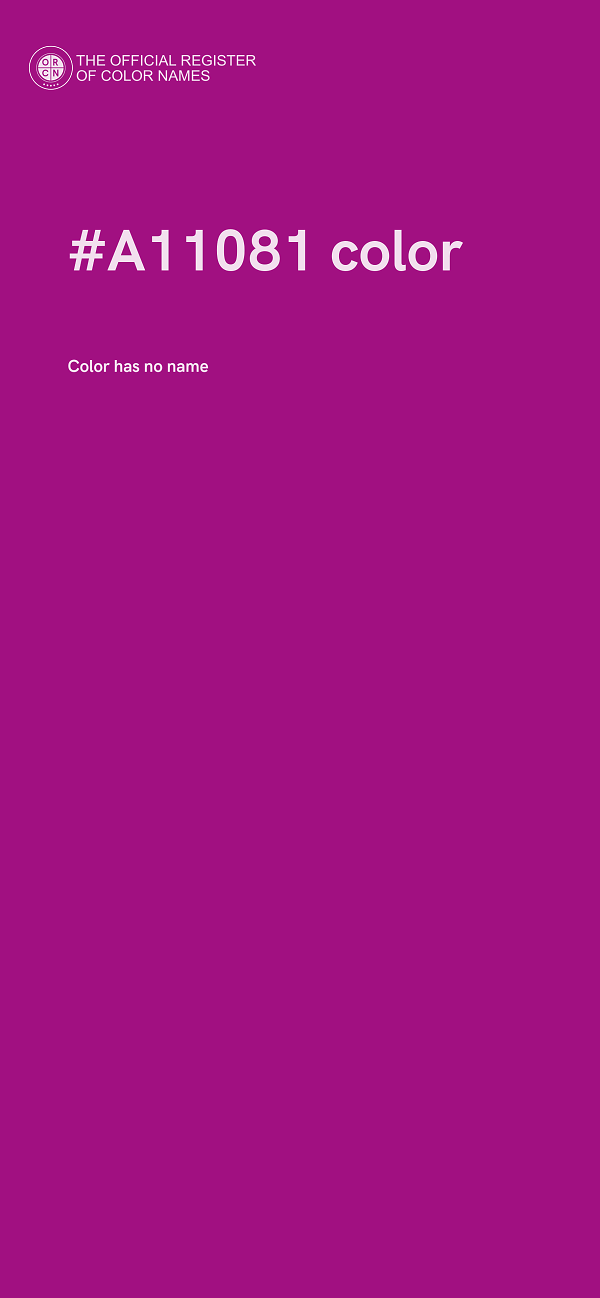 #A11081 color image