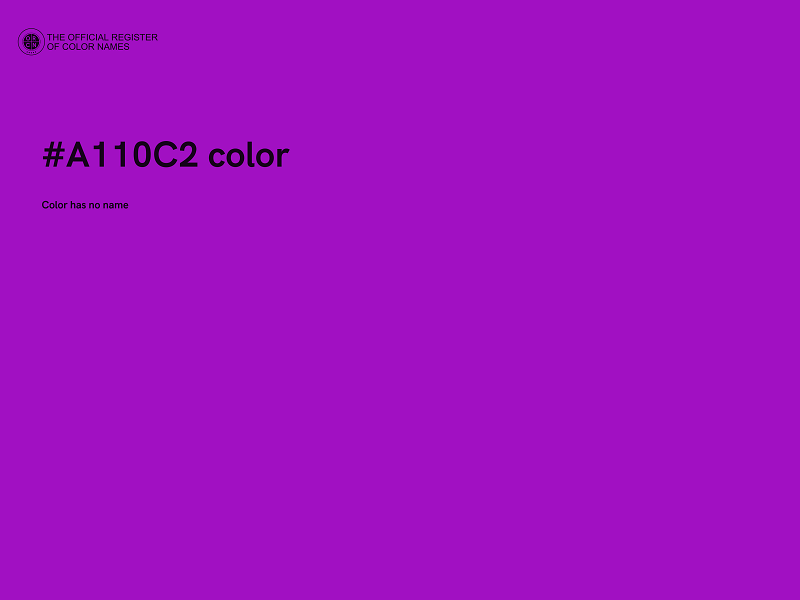 #A110C2 color image