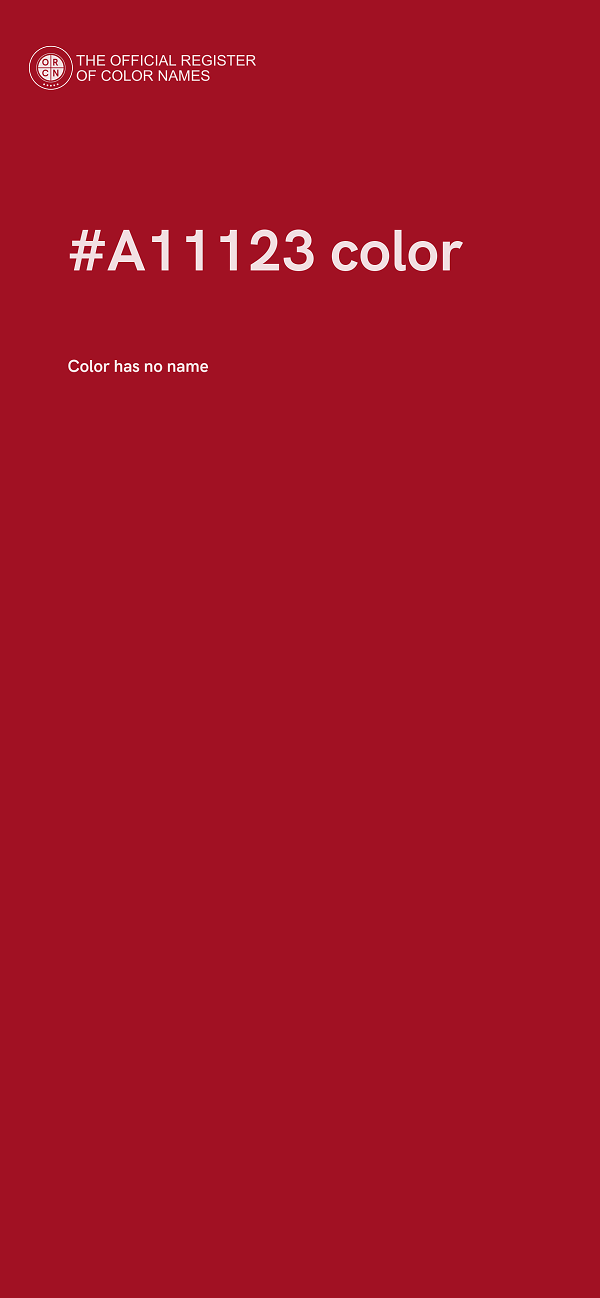 #A11123 color image