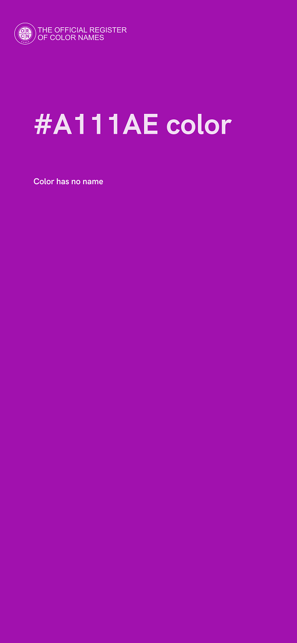 #A111AE color image