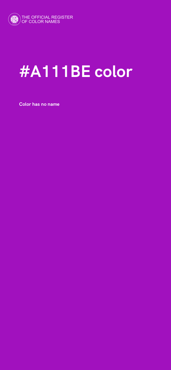 #A111BE color image