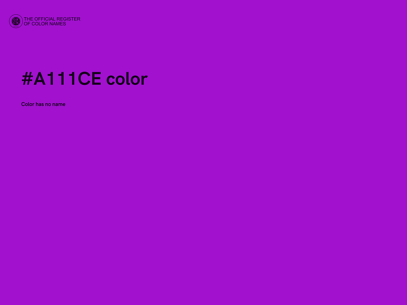 #A111CE color image