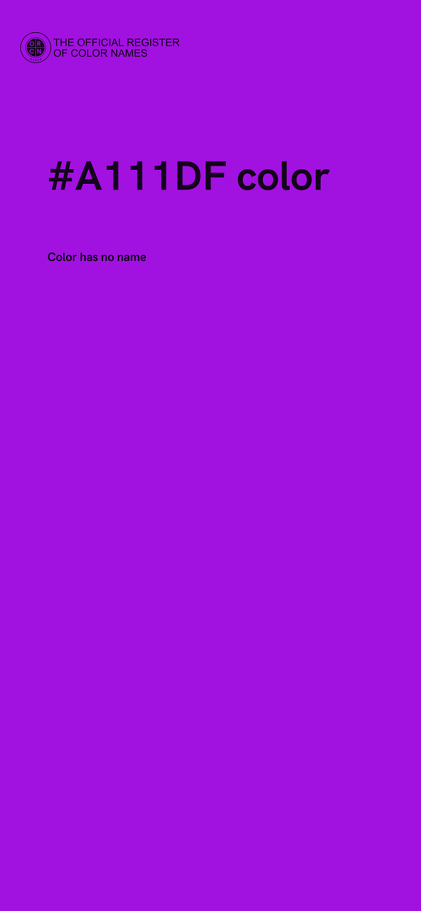 #A111DF color image