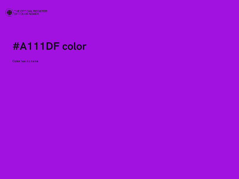 #A111DF color image