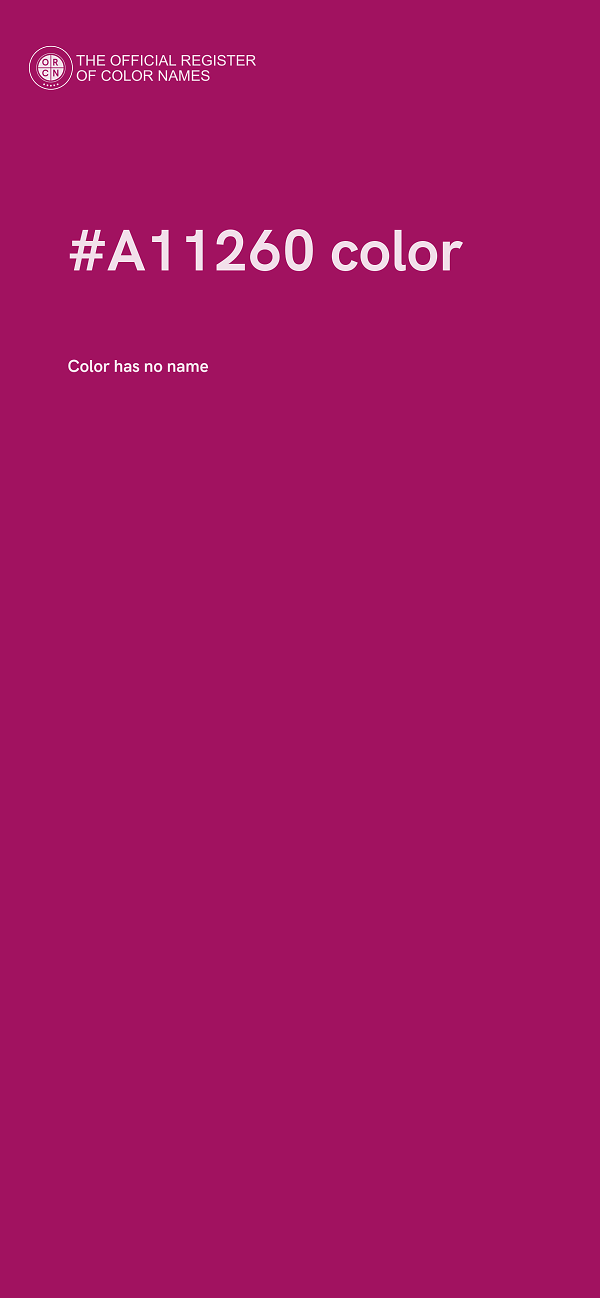 #A11260 color image