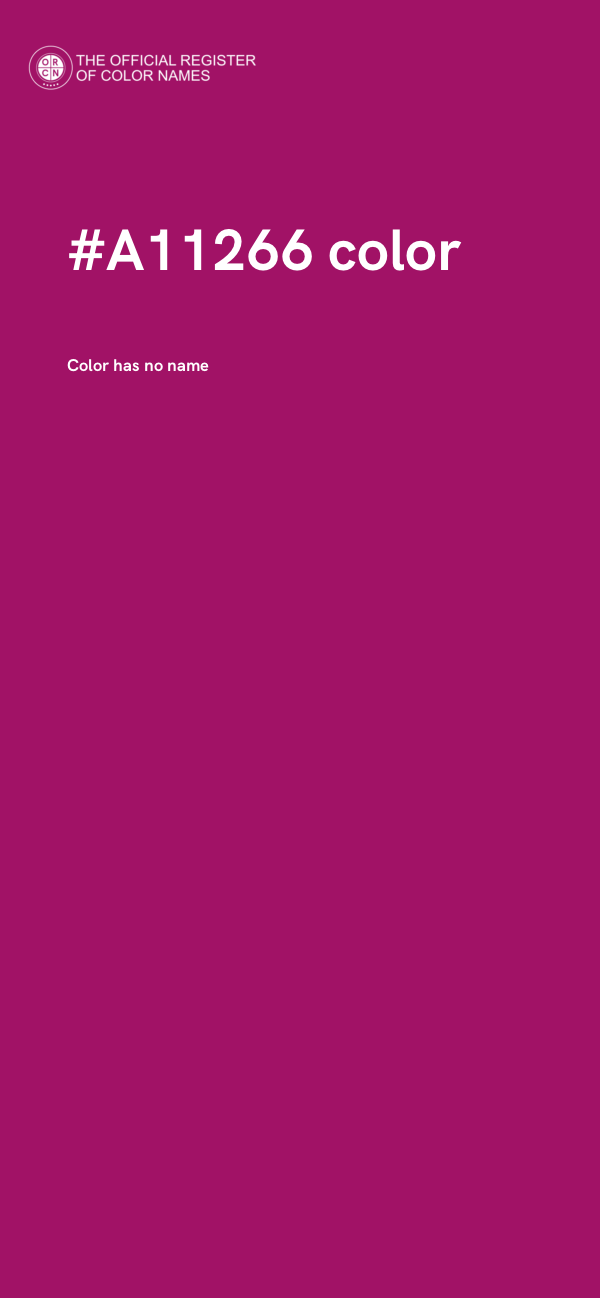 #A11266 color image