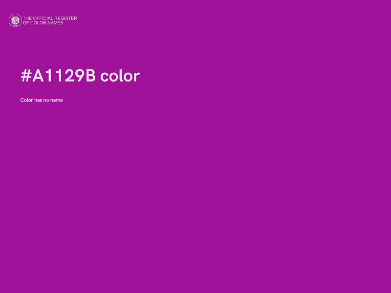 #A1129B color image